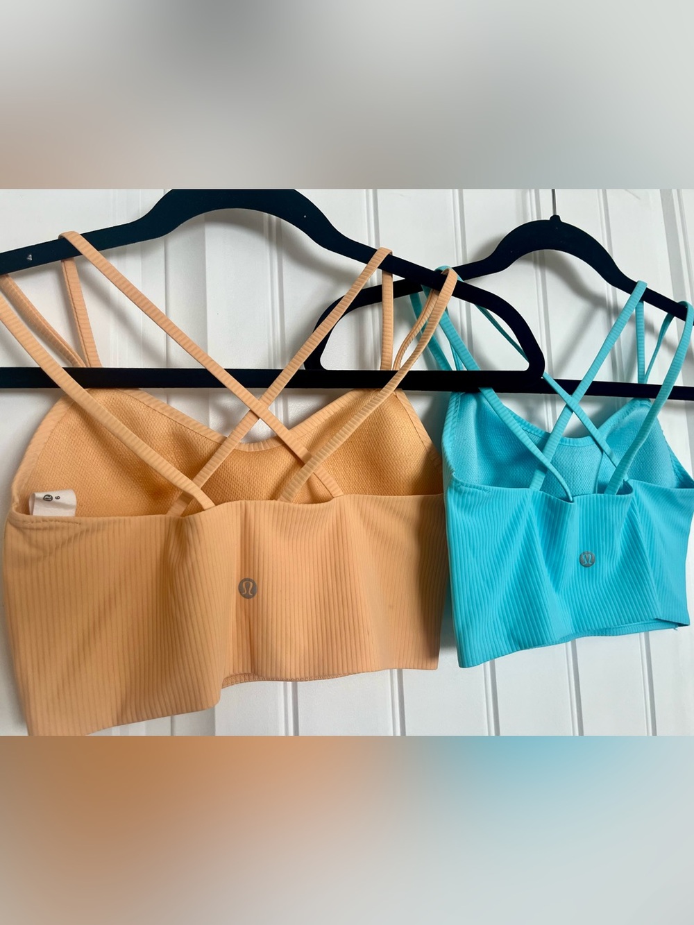 lululemon Ribbed Strappy Sports Bra Set - Size 6